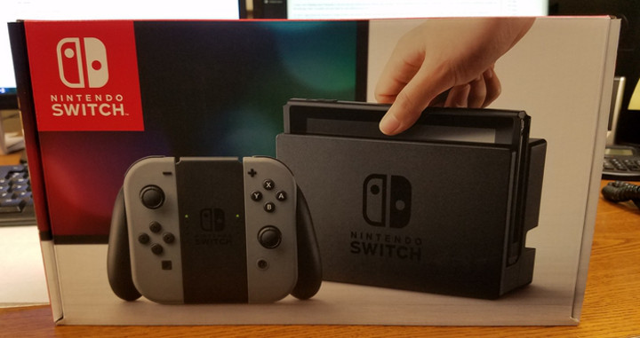 Nintendo Switch on Desk