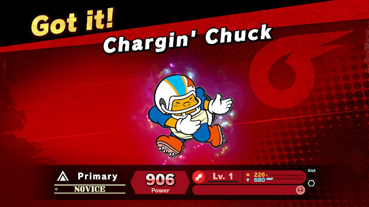 Super Smash Bros Ultimate - Chargin' Chuck Spirit