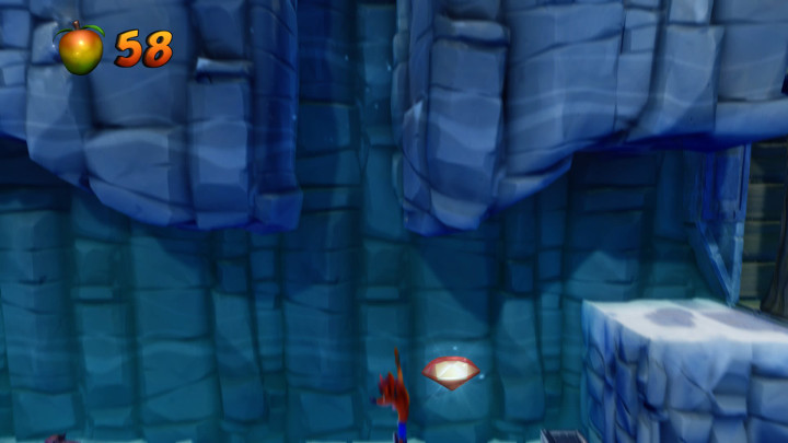 Crash Bandicoot 2 Red Gem in Snow Go