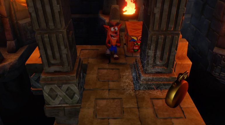 How to Get the Platinum Relic in Temple Ruins in Crash Bandicoot N. Sane Trilogy