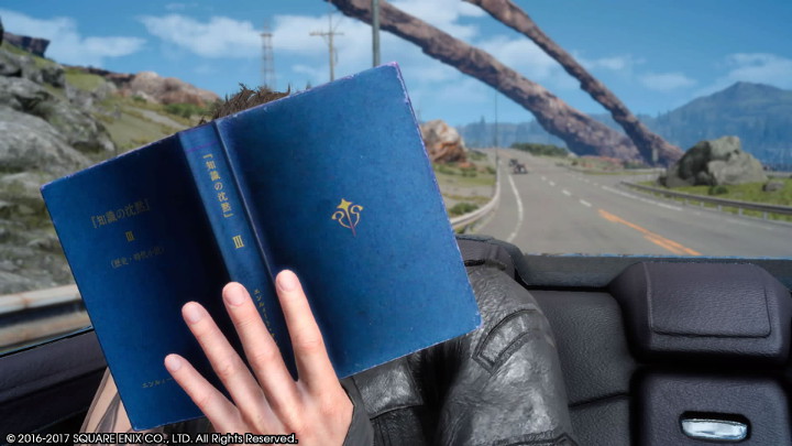 Final Fantasy XV Gladiolus and Book