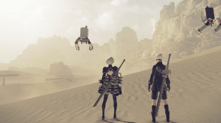 Scanning Nier: Automata’s Desert: Complete the Heritage of the Past Quest
