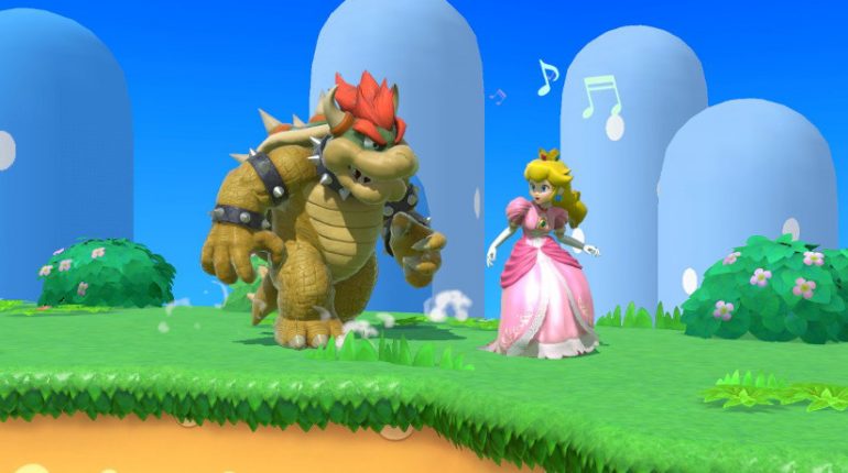 Super Smash Bros Ultimate - Peach and Bowser