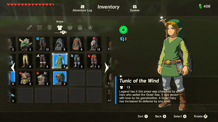 Breath of the Wild - Tunic of the Wind